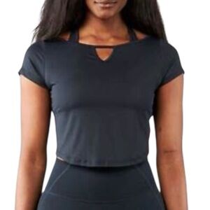 Buffbunny Collection Atomic Keyhole Cropped Top